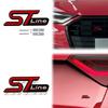 DRZG2 Car Accessories Metal Grille Emblem Rear Trunk Body Badge Sticker For Ford ST LINE Focus Fiesta Ecosport Kuga Mondeo Everest