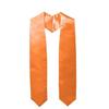 Graduation Season Satin Ribbon Sash: Solid Color Shoulder Strap for Junior High, High School, and University Ceremonies