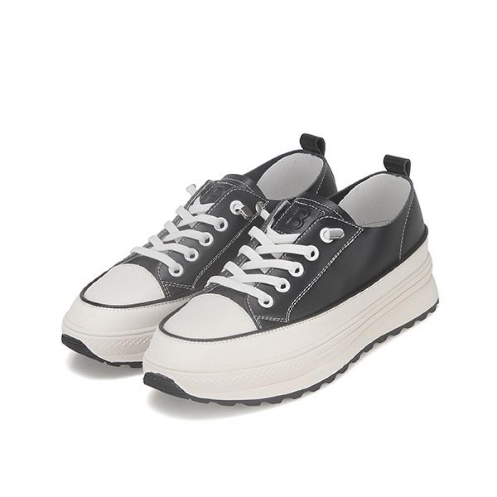 BARBARA Leather 3cm Women S SneakerS Bbf607bk