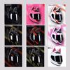 Women Motorcycle Helmet Cute Cat Ear Gift For Girlfriend Moto Helmet DOT Certification Full Face Helmet Capacete De Moto