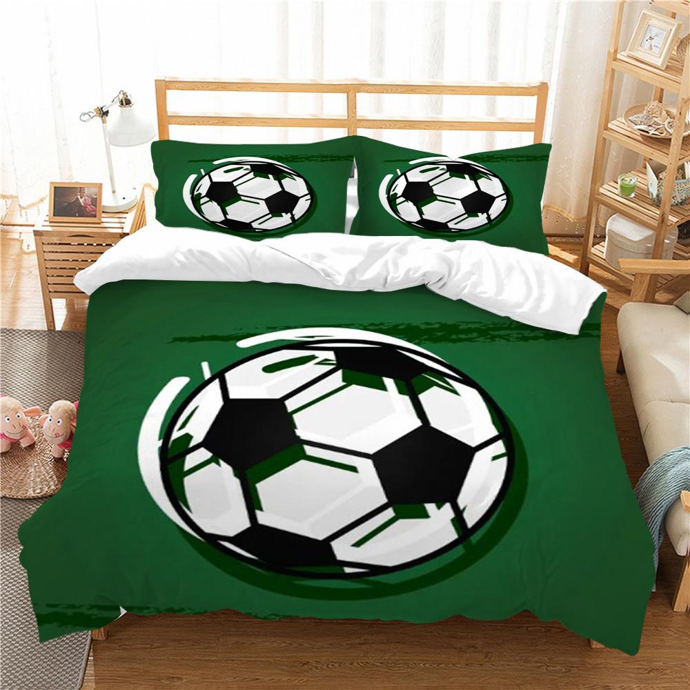 Football Bedding Cover Unique Design Home Bedspreads Polyester King Size Bedding Highly Duvet Cover Sets Soft Bed Sets