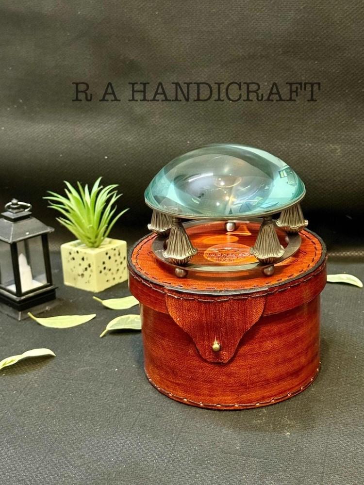 

Настільна вінтажна антикварна лупа, настільне збільшувальне скло для читання M аеро