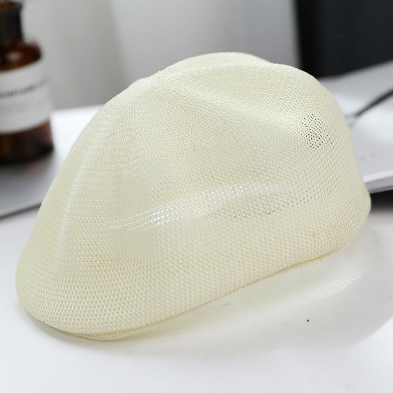 Summer Cool Hat Women's Hat Grass Yarn Woven Hat New Octagonal Forward Hat Sunshade UV Protection Sun Hat