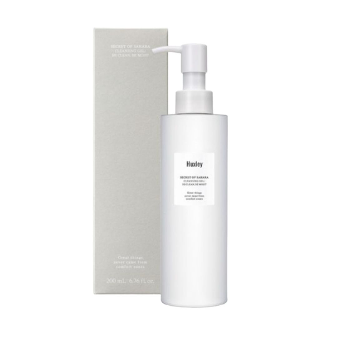 Huxley Be Clean Be Moist Cleansing Gel Hydrating Gentle Facial Cleanser 200ml