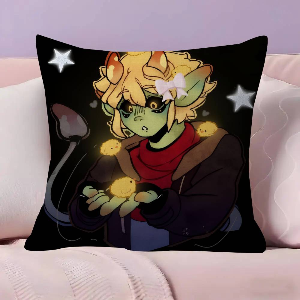 

Mushroom Oasis Anime Pillowcase toon Gift Cushion Cover Bedroom Home Sofa Chair Seat Decor pillow case 30x30cm