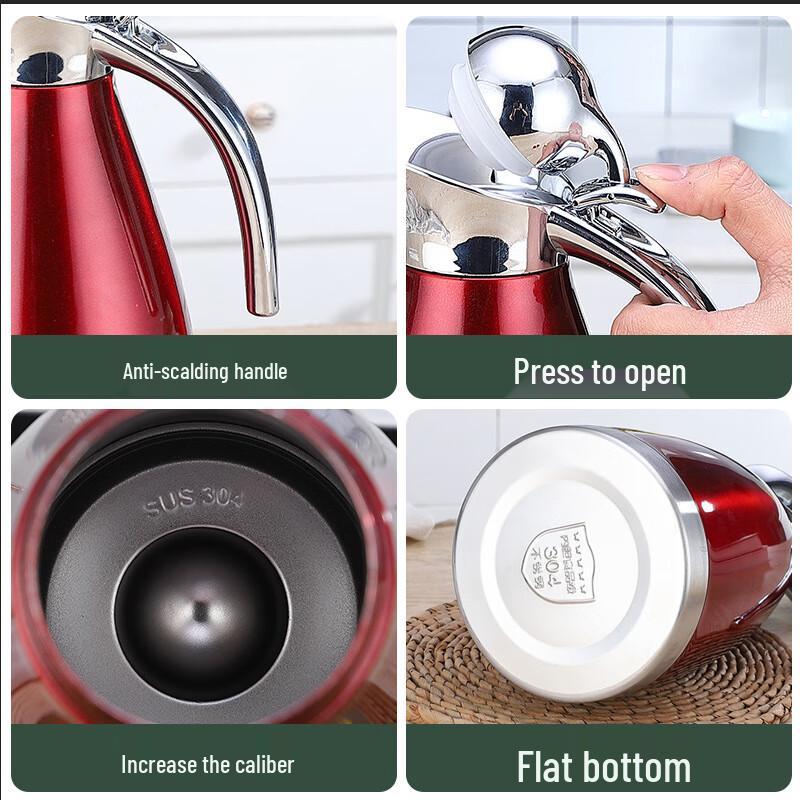 Large Capacity Stainless Steel Vacuum Thermos Pot