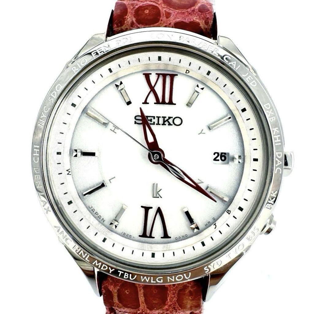 [USED] Working SEIKO lk Lucia solar watch, silver, women's
