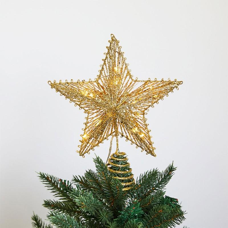 Festive Christmas Tree Star Toppers Perfect Addition To Holiday Decorations
