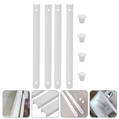 4pcs Cabinet Slides Furniture Guiding Silence Closing Slide Accessories Slide Replacement White House Hardware