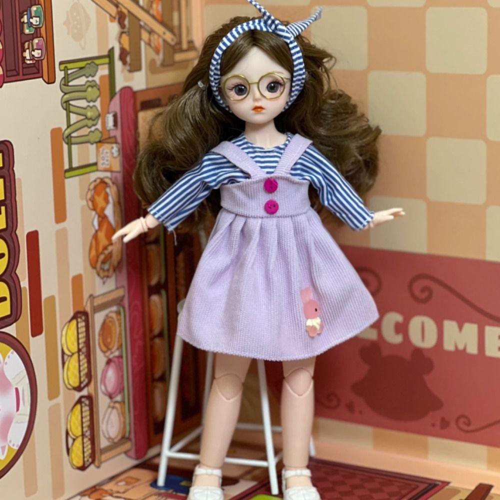 Attractive Eyes Princess Dress Up Dolls 1/6 SD Princess Makeup Ball Joint Doll  Girl Gift