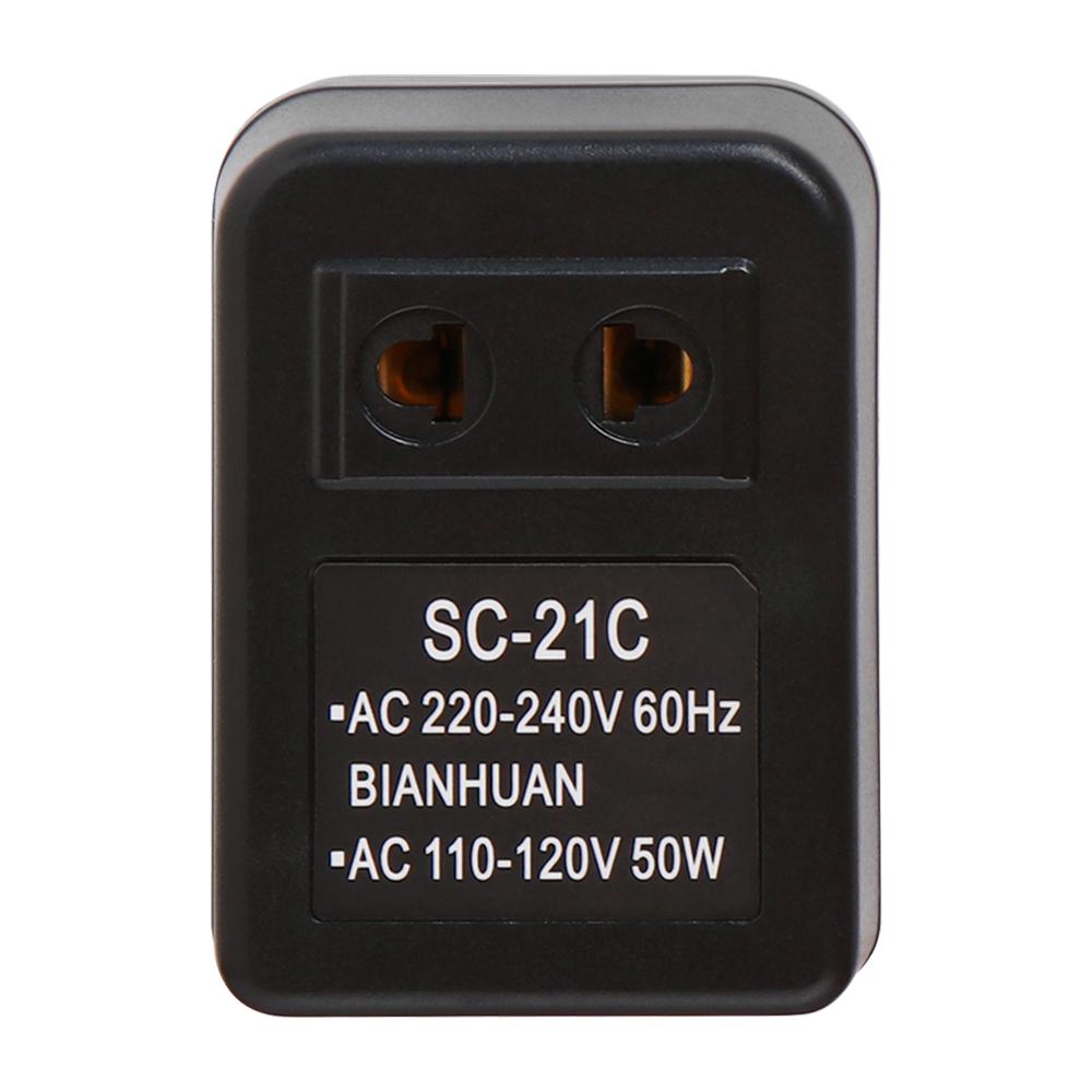 Portable Transformer Step Down Voltage Converter Travel Adapter US AC 220V To 110V 10W