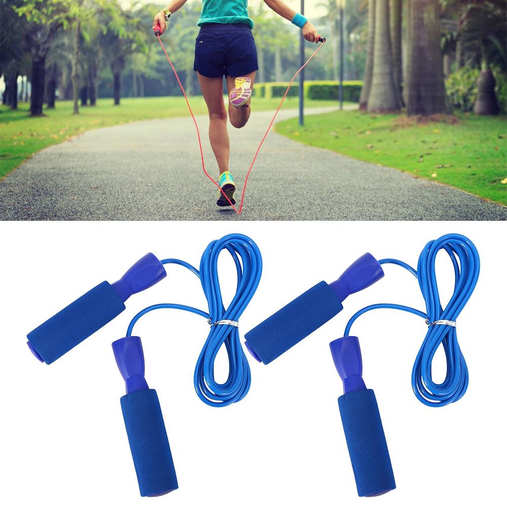 2Pcs   Speed Skipping Rope Fitness Exercise Training Tools for Adult Students