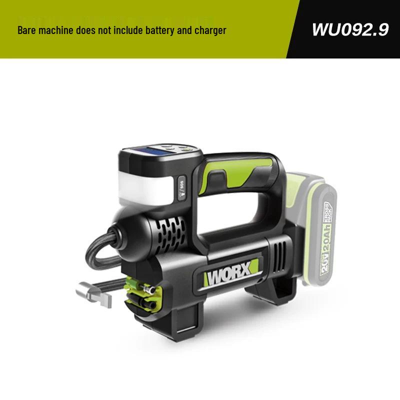 Worx 20V Многофункциональный автомобильный насос-компрессор | WU092 Высоконапорный автомобильный насос с автоотключением