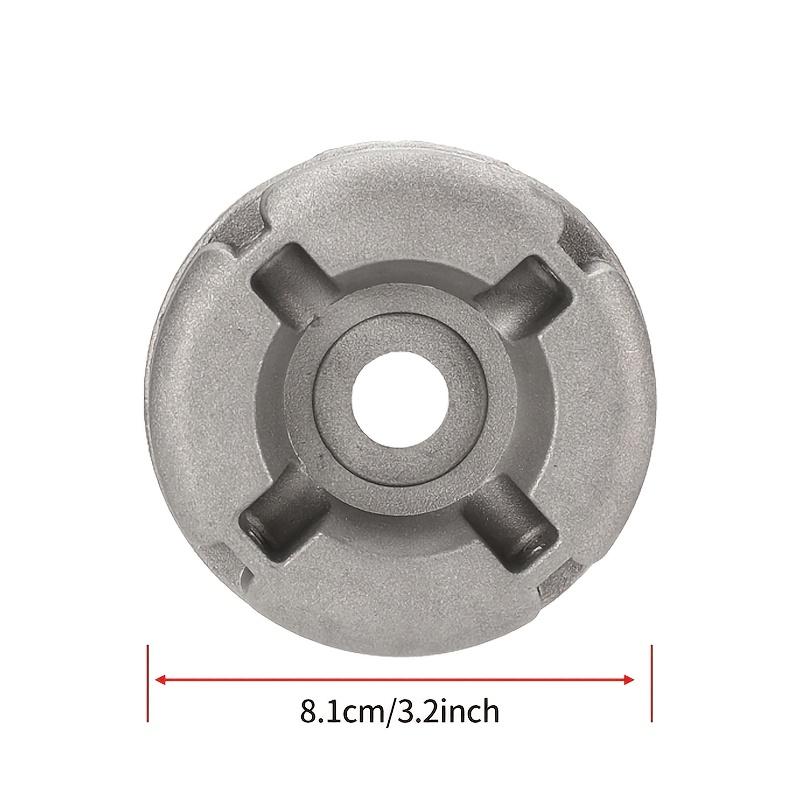 1 piece universal aluminum lawn mower cutter head, equipped with 8 pieces of steel wire rope