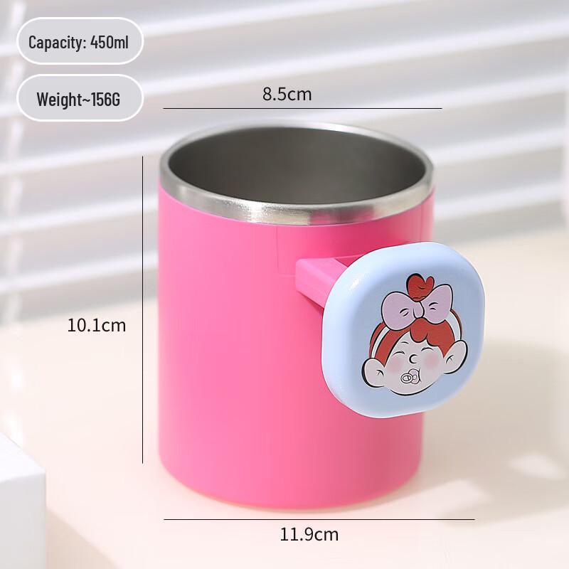 Yuzhou 304 Stainless Steel Kids Anti-Fall Wash Cup