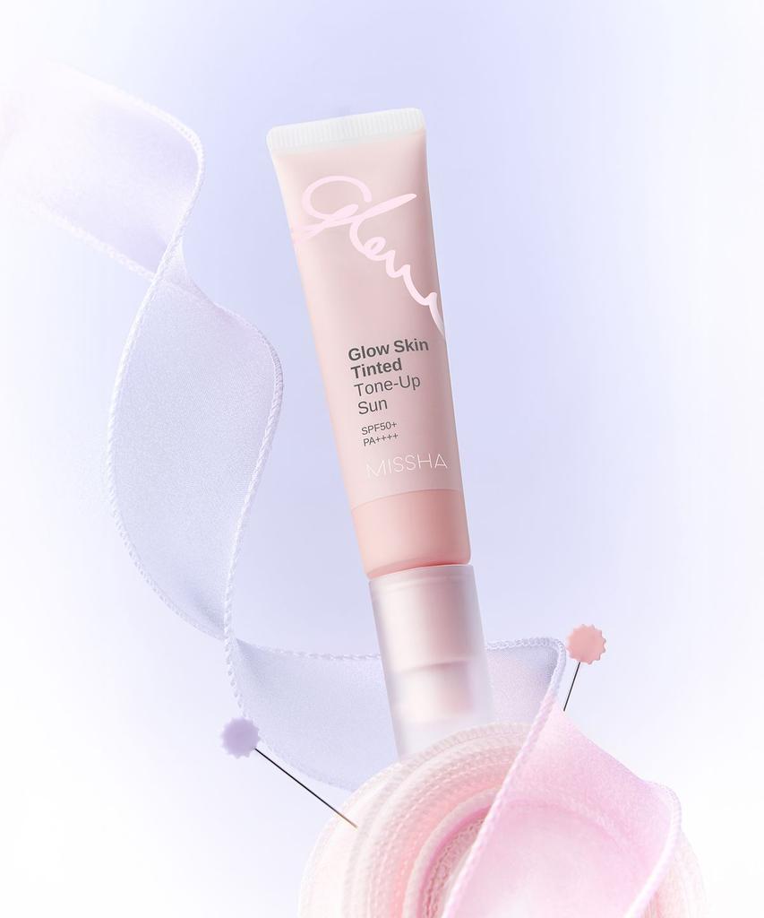 [MISHHA X Hoonian Joint Development] Glow Skin Tinted Tone-Up Sun 30ml X 1 + Glow Skin Balm 20ml X 1 (+ Modern Shadow Full-size Gift)
