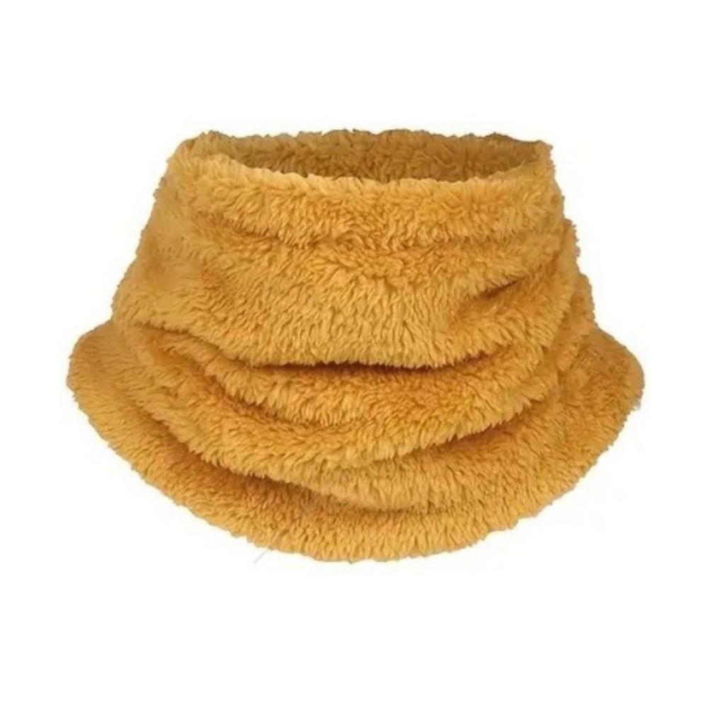 New Adjustable Warm Scarf Windproof Drawstring Fake Collar Solid Color Coldproof Neck Cover Autumn and Winter