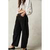 2026 TEMU Fashion Casual Women's Loose Wide-Leg Pants Mid-Low Waist Washed Denim Trousers