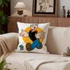 Classic Popeye the Sailor Cushion Cover Cushion Cover Set 4Pcs 50x50 45x45 40x40 Pillowcase Decorative Sofa Home Decor
