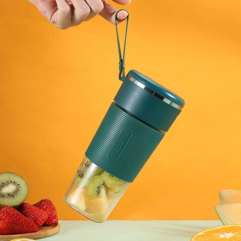Drink Mixer Wireless Electric Juicer Cup Rechargeable Mini Smoothie Blender with Silicone Cup Cover Juicer Machine Office