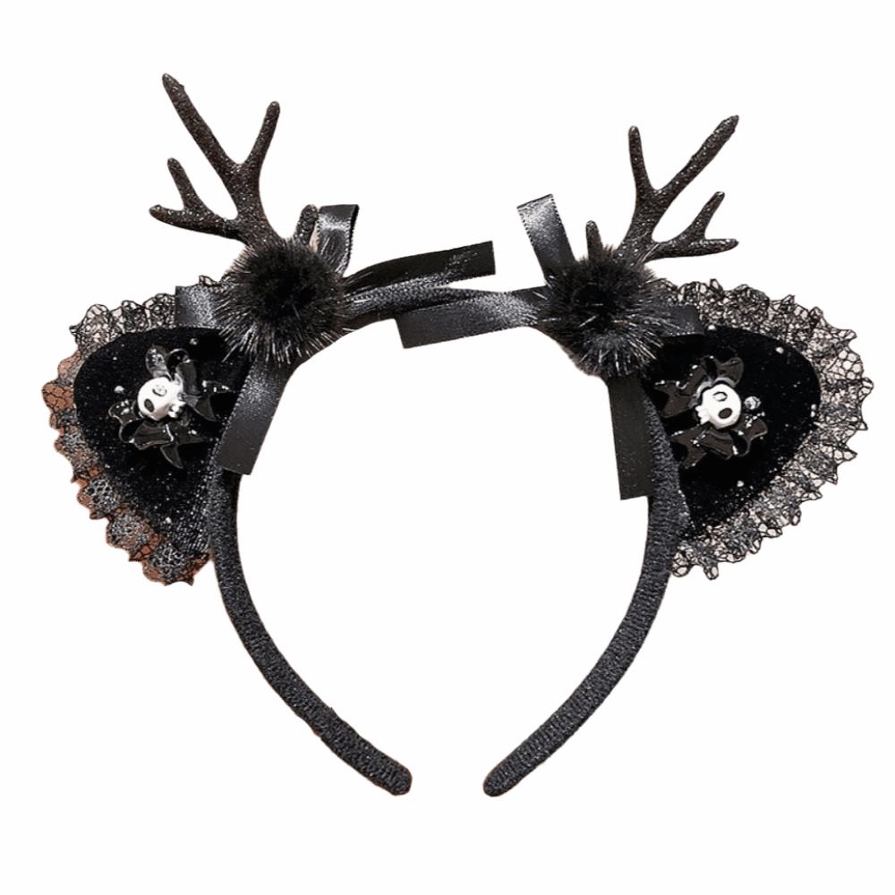 Cute Halloween Hairband Plush Spider Web Headband Fashion Party Hair Hoop Hair Accessories