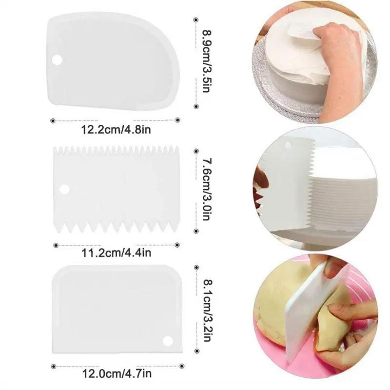 Cake Decoration Tools Sets Baking Cream Pastry Nozzles Cake Turntable Spatula Piping Icing Tips Cake Tools Accessories