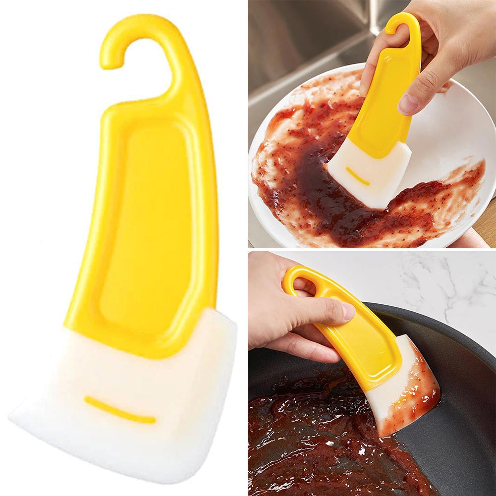 

Silicone Bowl Scraper Easy To Clean Cleaning Scraper Dish Cleaning Scraping Spatula Kitchen Accessories for Baking and Cleaning CHINA
