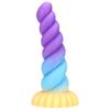Intestines Anal Plugs Mixed Colored Silicone Dildo Penis Simulation Big Penis Alternative Sex Adult Products