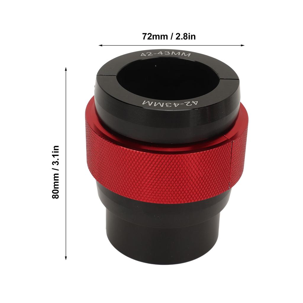 Gabelöl  Eintreibwerkzeug  Motorradgabelrohr  Eintreiber Sicherer Halt Lasergravierte Markierungen für 42‑43mm Gabelbeine