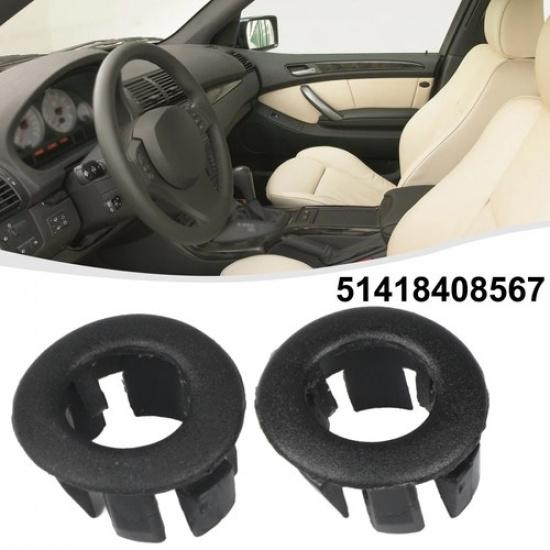 Automotive Door Lock Rod Grommet Set for BMW For X5 E53 1999 2006 2PCS