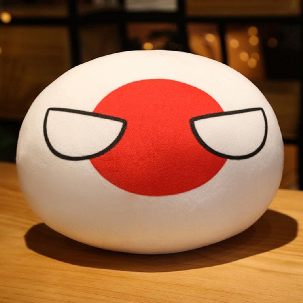 Decorazioni per Borsa Giocattolo Country Ball Portachiavi Peluche Polandball Portachiavi Ciondolo Peluche Country Ball