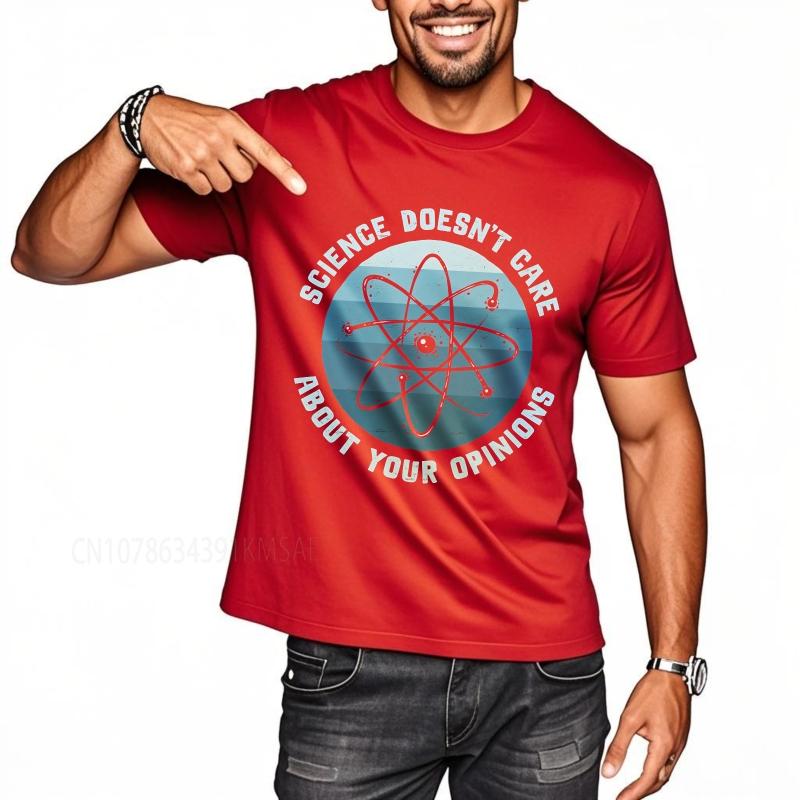 Big size summer Teenagers tshirt Science Doesnt Care About Your Opinions Short Sleeve Comfortable O Neck Tee shirt