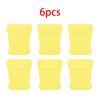 61224Pcs Multicolor Square Flower Pot With Tray Office Indoor Outdoor Decor Flower Beds Garden Nurseries Plastic Flowerpot Xjm