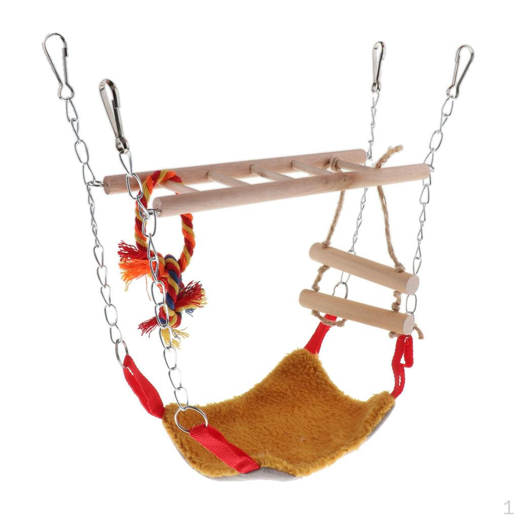 Toy for Small Parrot Bird Bridge