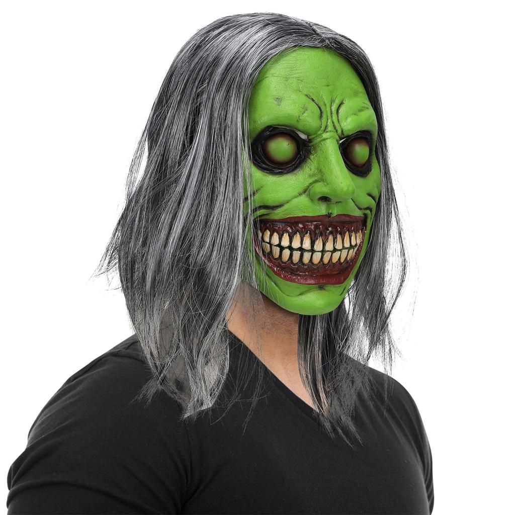 Creepy Halloween Mask Smiling Demons Mask Evil Cosplay Scary