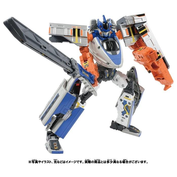 Plarail Shinkansen Transforming Robot Shinkalion Z Shinkalion Z 500 Osaka Loop Set Blue
