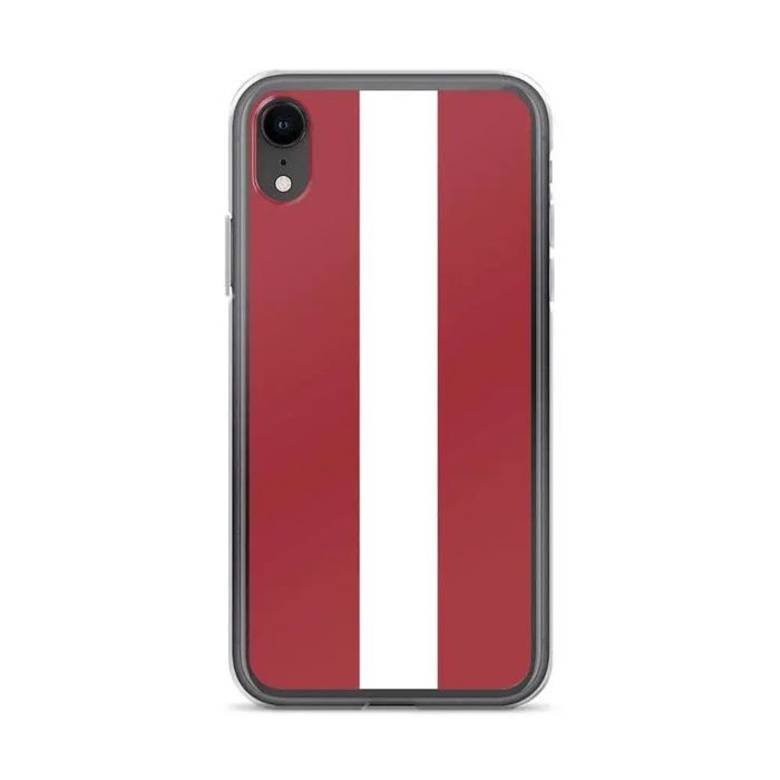 Coque - PIXELFORMA - iPhone XR - Drapeau De La Lettonie - Protection Complète - Souple
