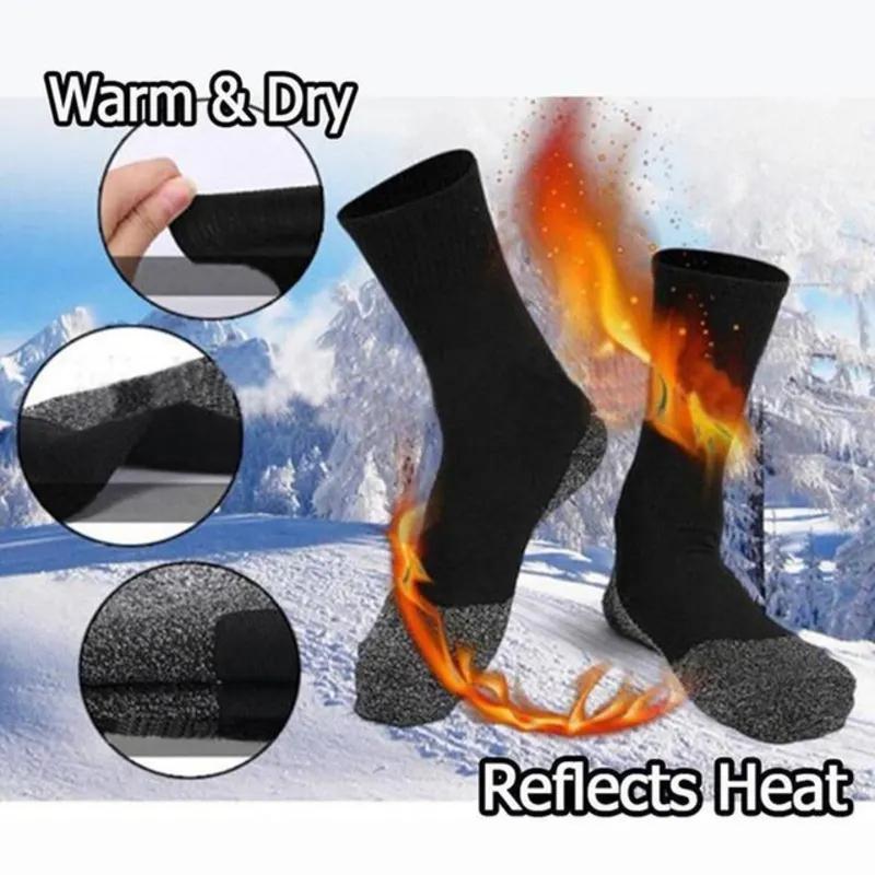 Neue 1 Paar 35-Grad-Thermosocken aus aluminisierten Fasern, superweiche, einzigartige Socken mit ultimativem Komfort
