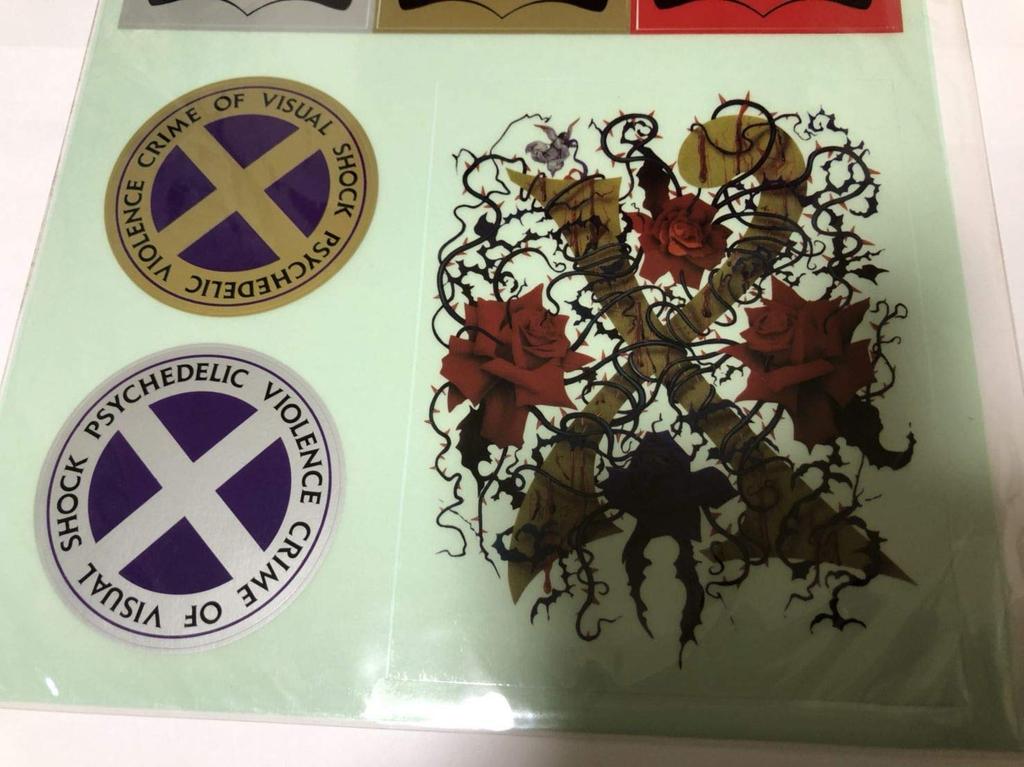 X JAPAN Official Merchandise 1991 X Era Sticker
