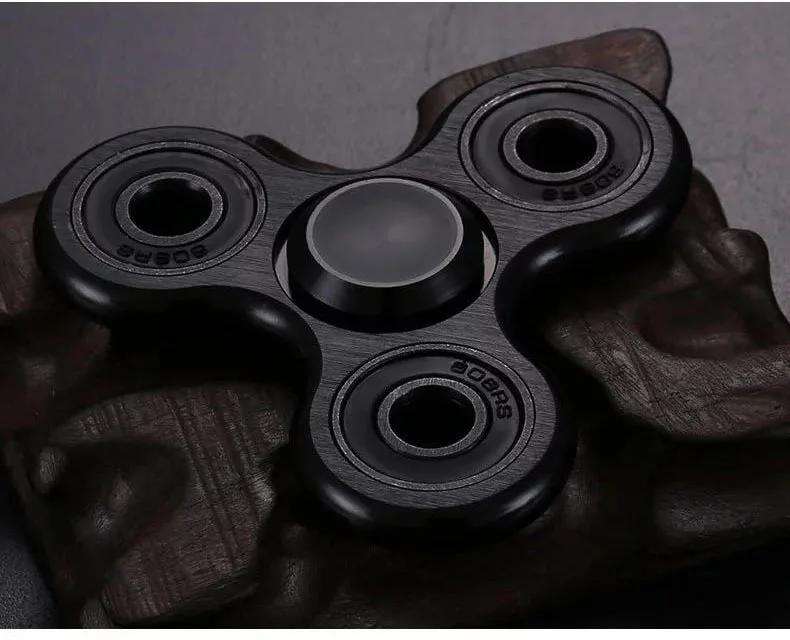 Nuovo Fidget Spinner in Lega di Alluminio EDC Manuale per Autismo ADHD Ansia Sollievo dallo Stress Concentrazione Spinner Manuale Metallico Giocattoli Fidget