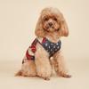 Sports Rugby Pattern Pets Vest Dog American Flag Star Tank Top Breathable Pet Clothes Sleeveless T-Shirt for Puppy Cat Independe