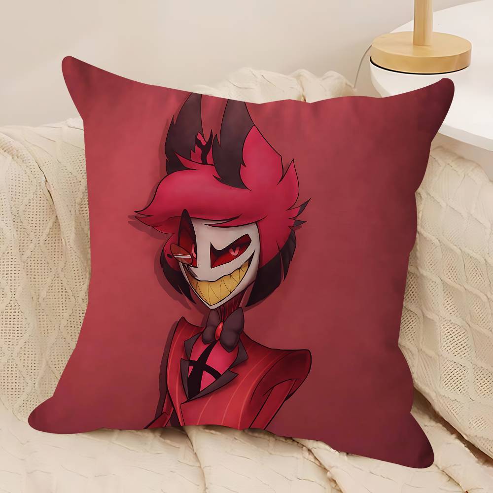 H-Hazbin A-Alastor Poszewka Zdejmowana Zmywalna Poszewka na Poduszkę – Miękka Pościel na Wszystkie Pory Roku