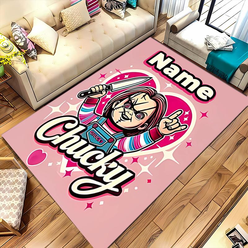 Custom personalization Chucky Area Rug - Perfect For Kitchen, Bathroom,Laundry Room Decor Large Size Available,Gift All Seasons