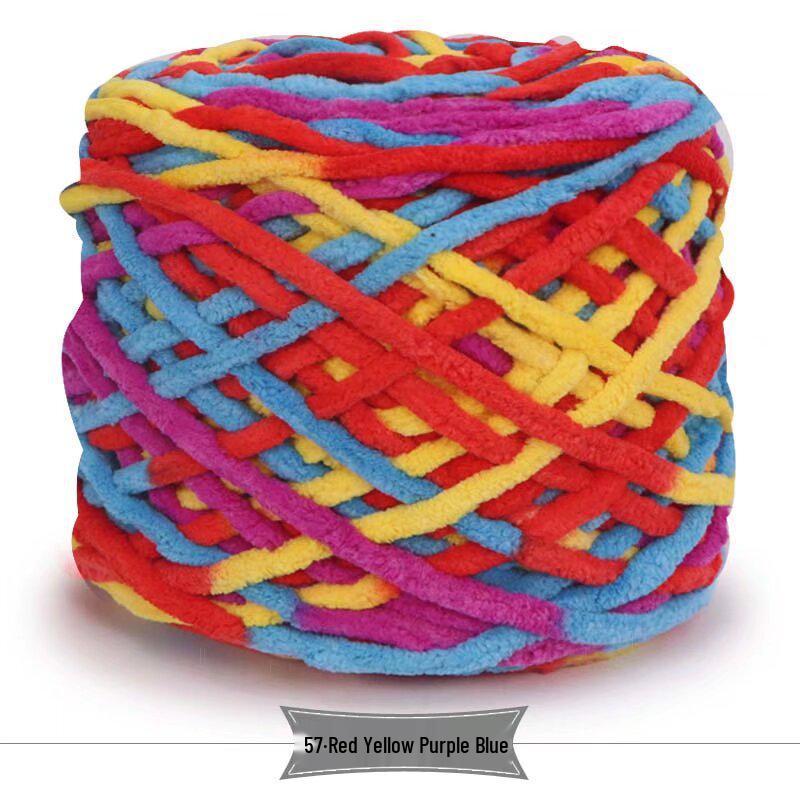 3.3 Große Eiswollknäuel für handgestrickte Häkelschuhe & zum Weben von Schals - Dicke Wolle für Damen & Herren