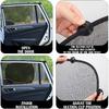 Tallew 4 Pack Car Window Shades Cling Sunshade for Sun Shade Baby Side Window Cover Automotive Window Sunshade Sun Protector Accessories Sun Shade