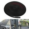1/2set 5M Car Door Boot Edge Protector Strip Trim D Shape Guard Seal Rubber 14mm