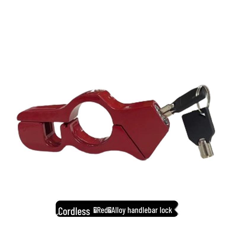 Universal Anti-Theft Motorcycle Handlebar & Throttle Lock with Alarm