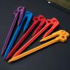 6Pcs Tent Pegs Tent Stakes Pegs Floor Nails Heavy Duty Awning Pegs for Camping Hiking Traveling Beach and Outdoor