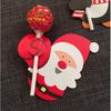 Christmas Lollipop Paper Cards Cartoon Santa Claus Penguin Snowman Kids Candy Gifts Package Wrapping New Year Party Decoration
