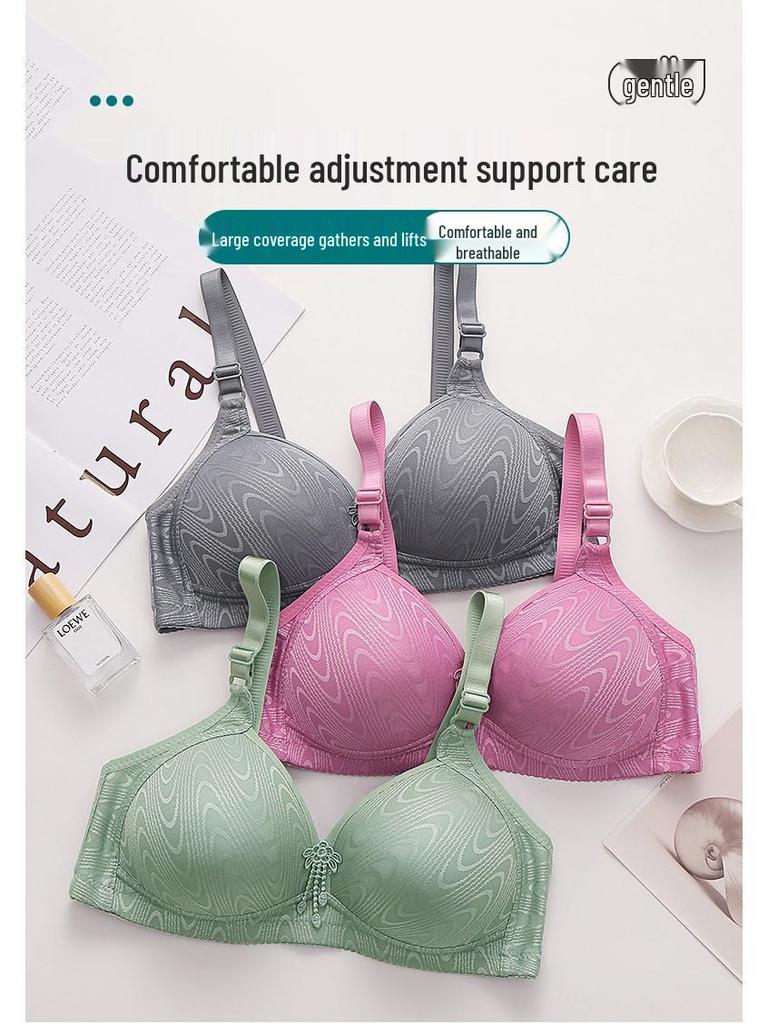 Magnetfreier kabelloser Übergrößen-BH gegen Durchhängen für Frauen mittleren Alters und ältere Frauen